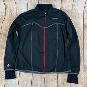 Women’s Triumph Motorcycle Mid Layer Full Zip Knox Cold Killers Jacket Size 2XL